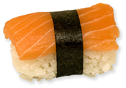 Sushi Nigiri med laks