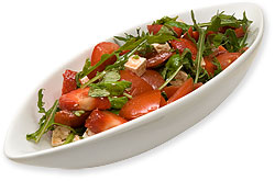 Jordbær/tomat-salat