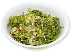 Salat med rucola og pærer