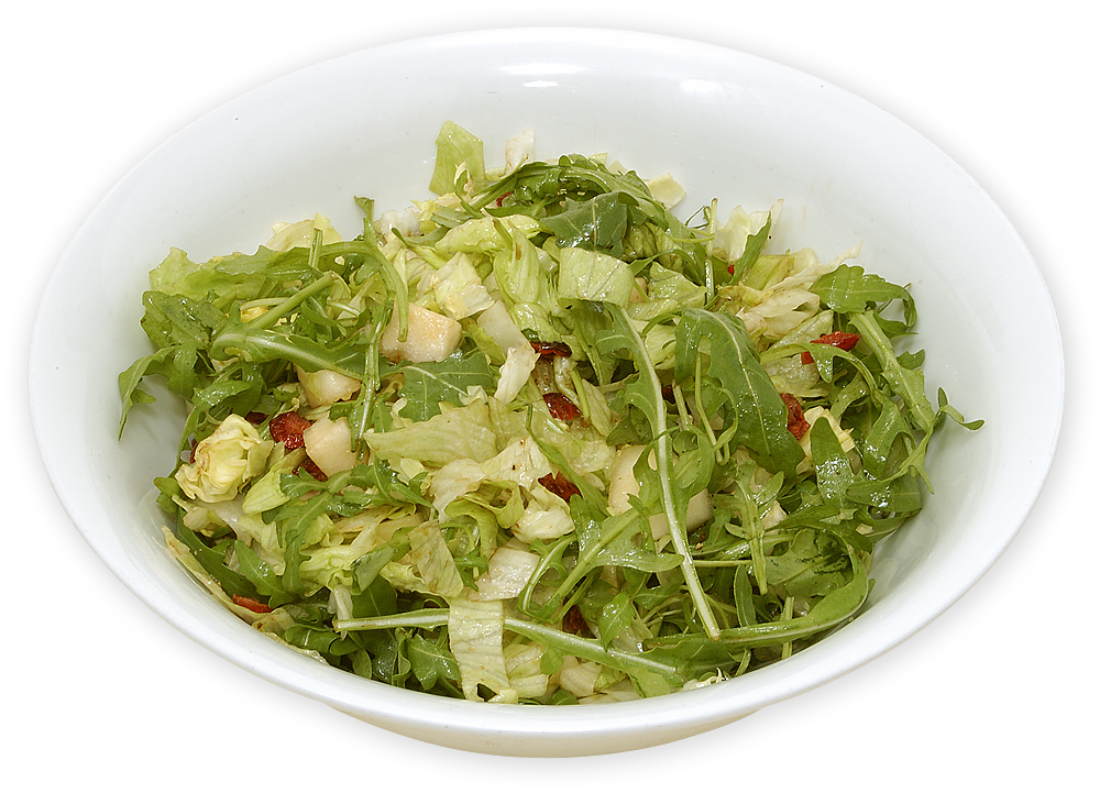 Salat med rucola og prer
