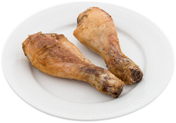 Kyllingelår tilberedt SousVide og derefter friterede